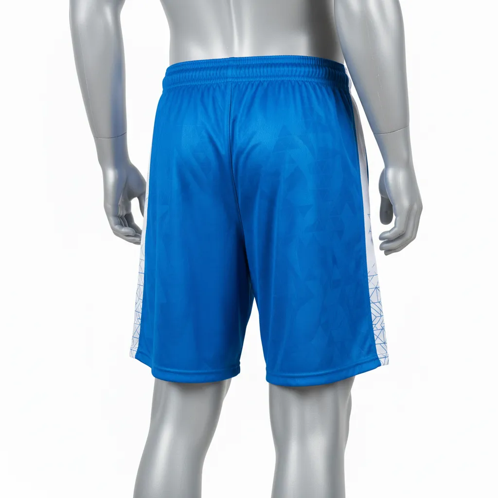 Custom Flag Football Athletic Shorts - Back View - KINEXA