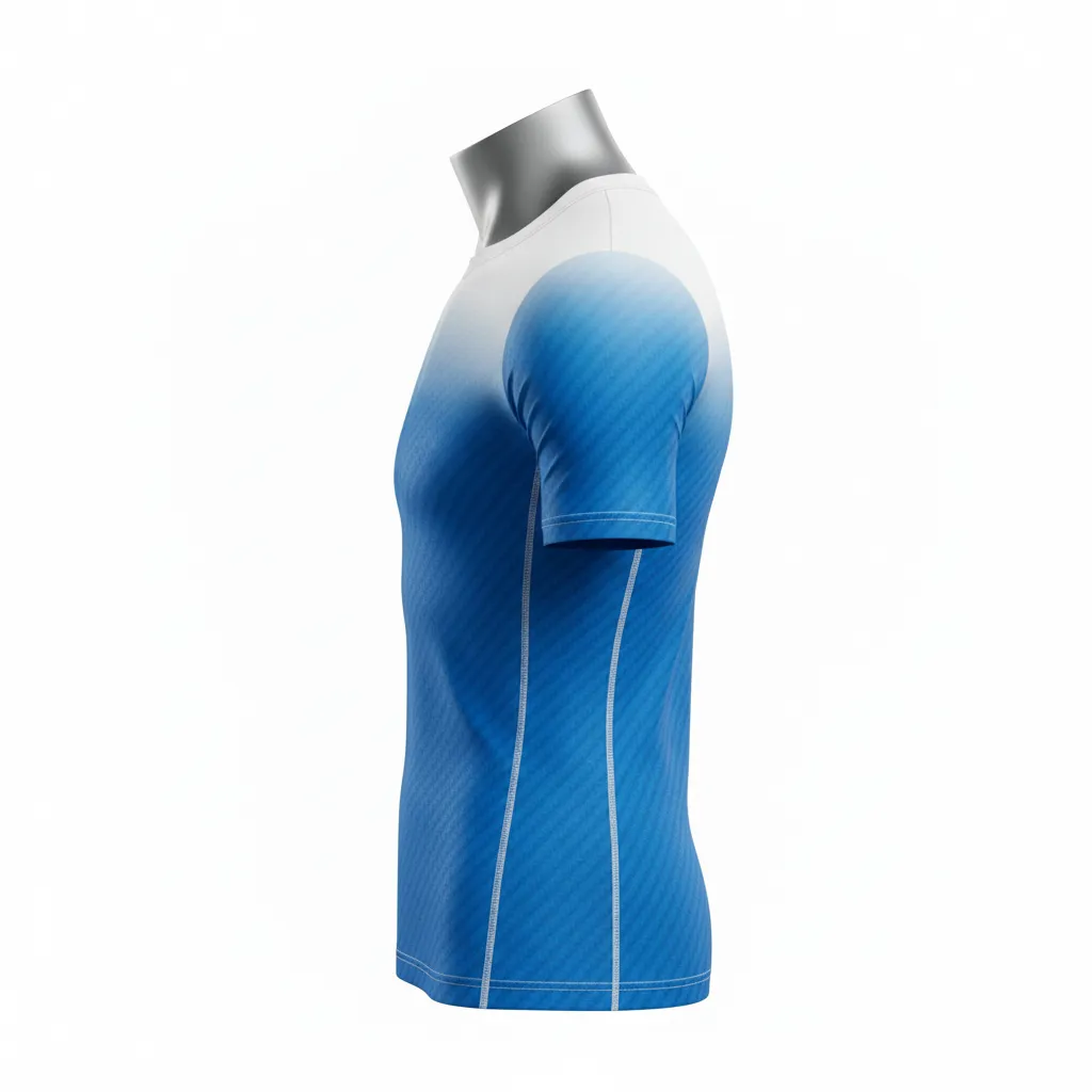 Custom Flag Football Compression Jerseys - Side View - KINEXA