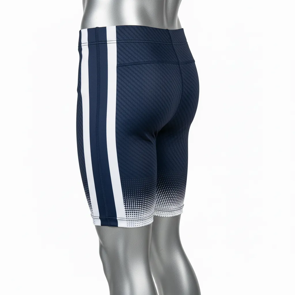Custom Flag Football Compression Shorts - Back View - KINEXA