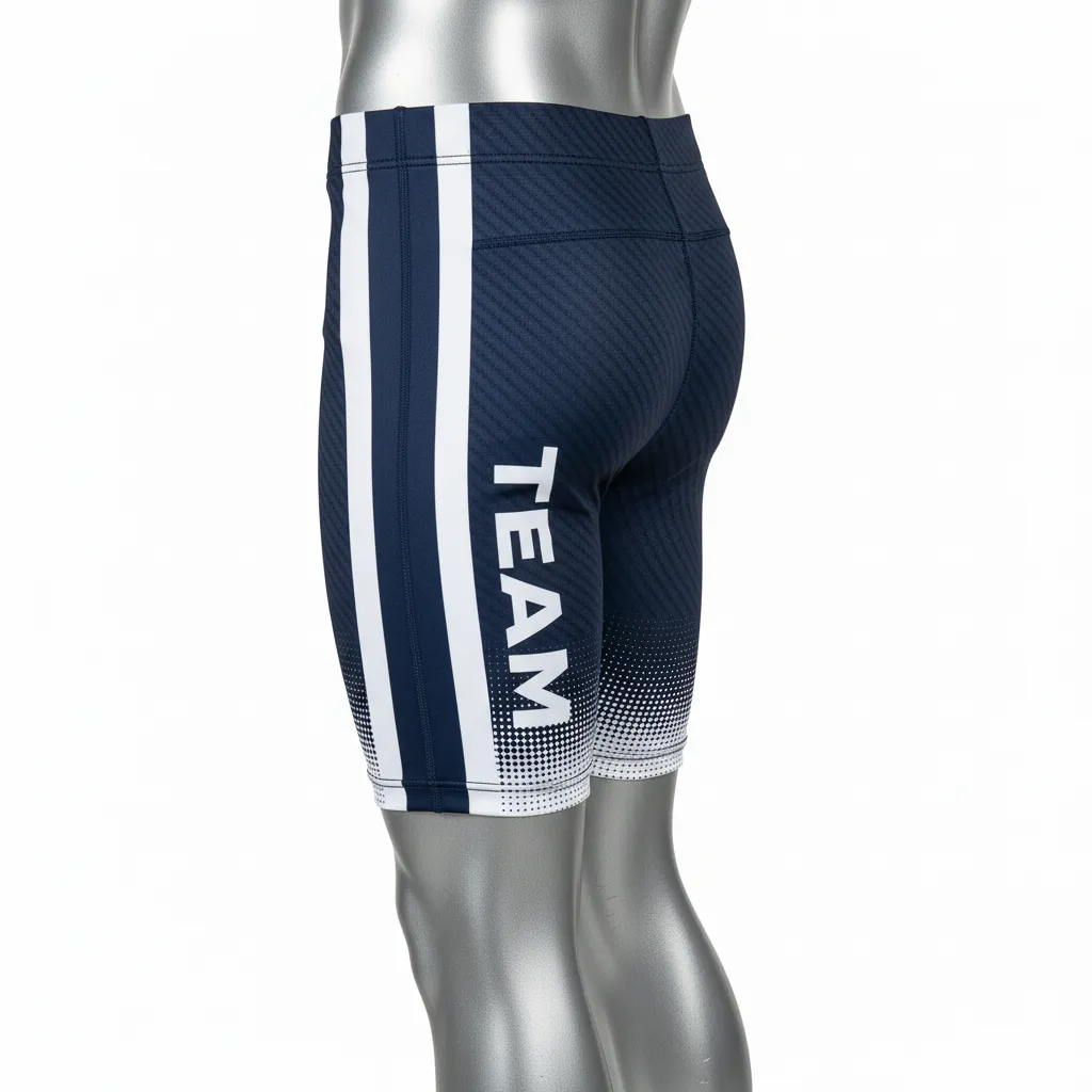 Custom Flag Football Compression Shorts - Side View - KINEXA