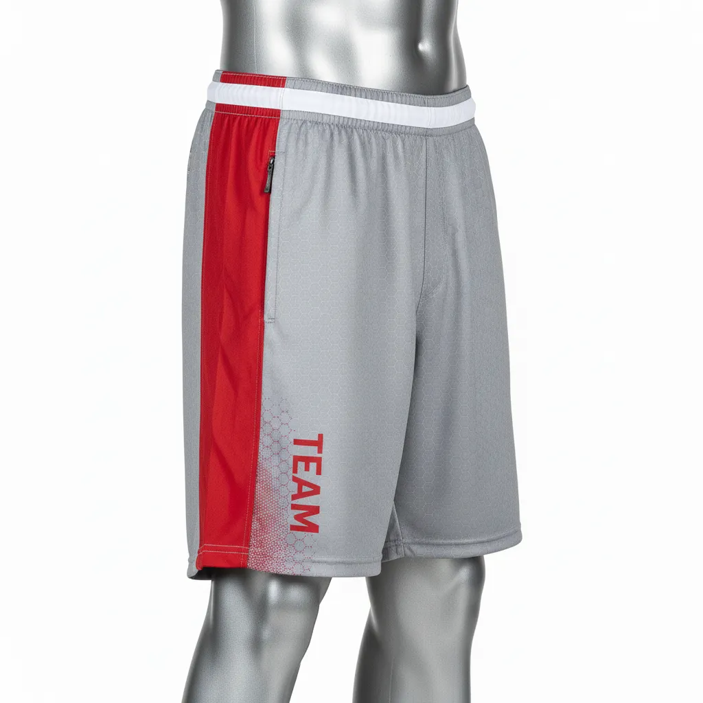 Custom Flag Football Shorts - Side View - KINEXA