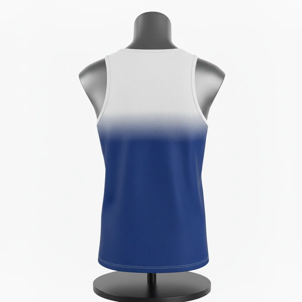 Custom Flag Football Sleeveless Training Tank - Back View - KINEXA