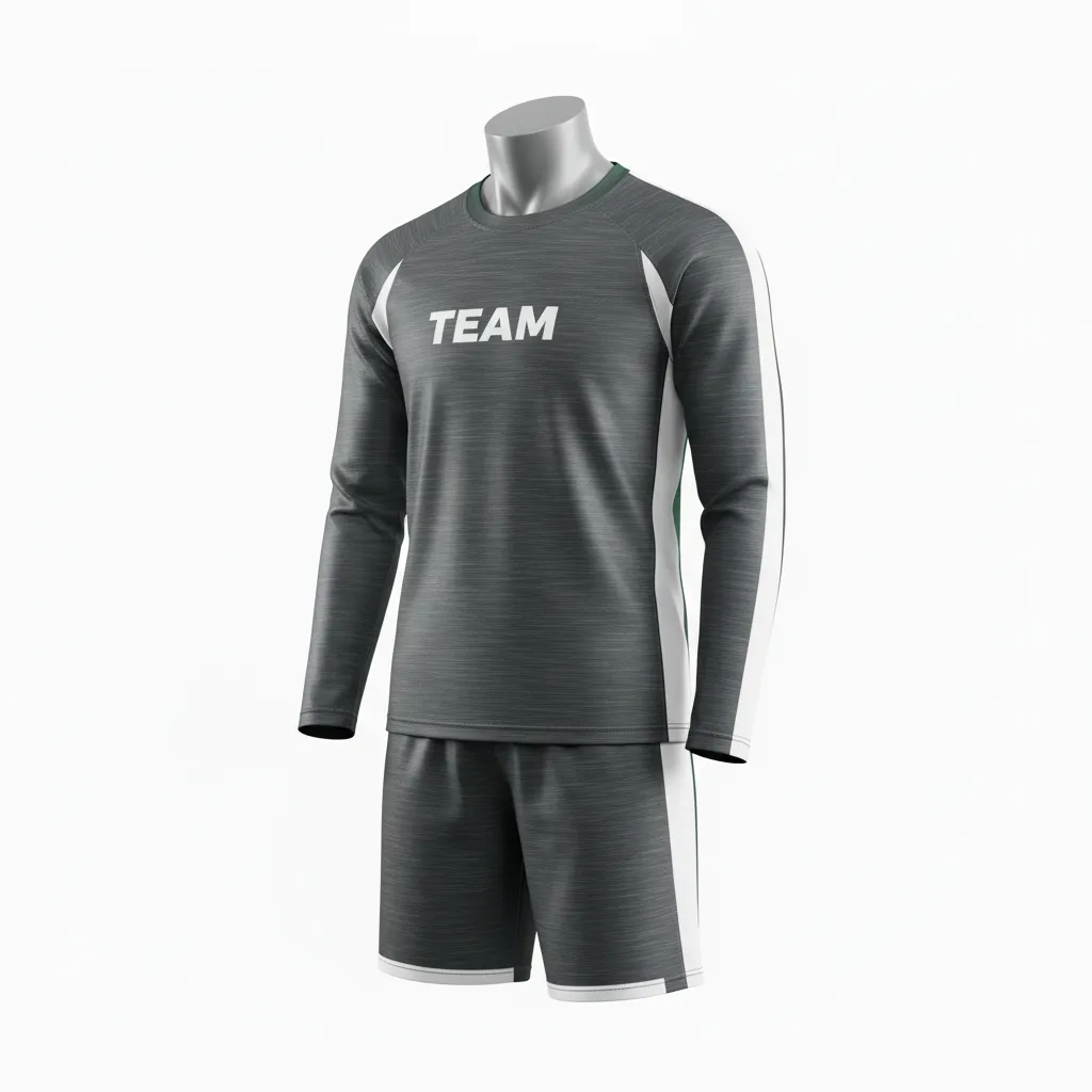 Custom Flag Football Flag Football Uniform Set - White - Charcoal Brushed Metal - Front View - Kinexa Sportswear