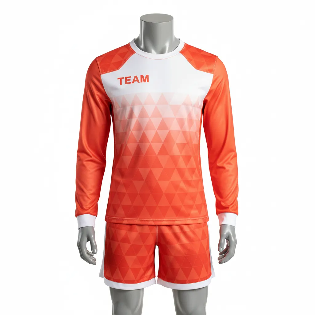 Custom Flag Football Flag Football Uniform Set - White - Coral Triangle Chest - Front View - Kinexa Sportswear