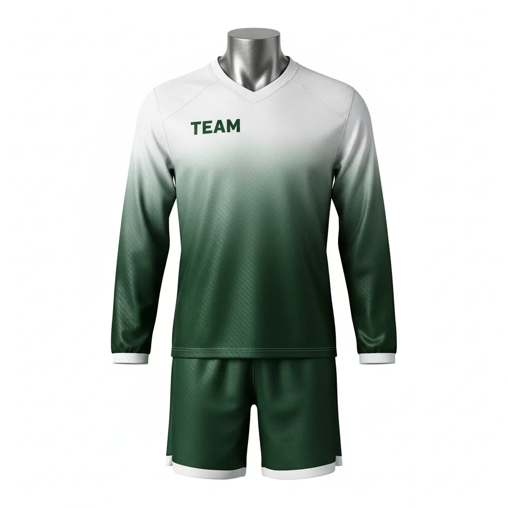 Custom Flag Football Flag Football Uniform Set - Green, White - Dark Carbon Chest - Front View - Kinexa Sportswear