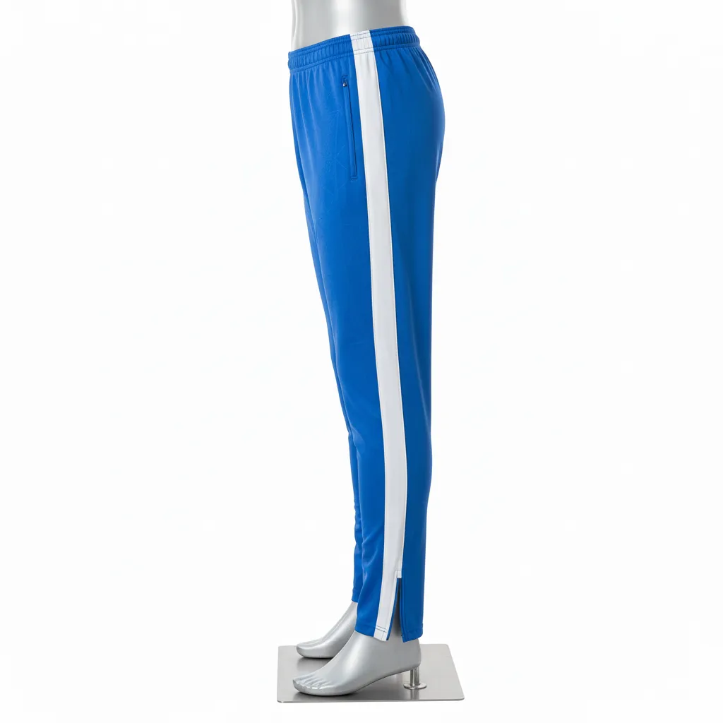 Custom Flag Football Warmup Pants - Side View - KINEXA