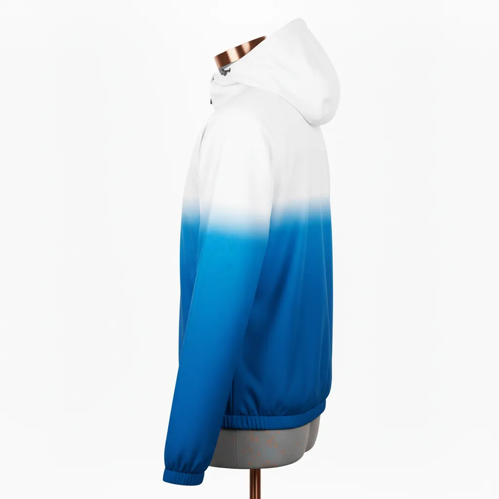 Custom Flag Football Windbreaker Jackets - Back View - KINEXA