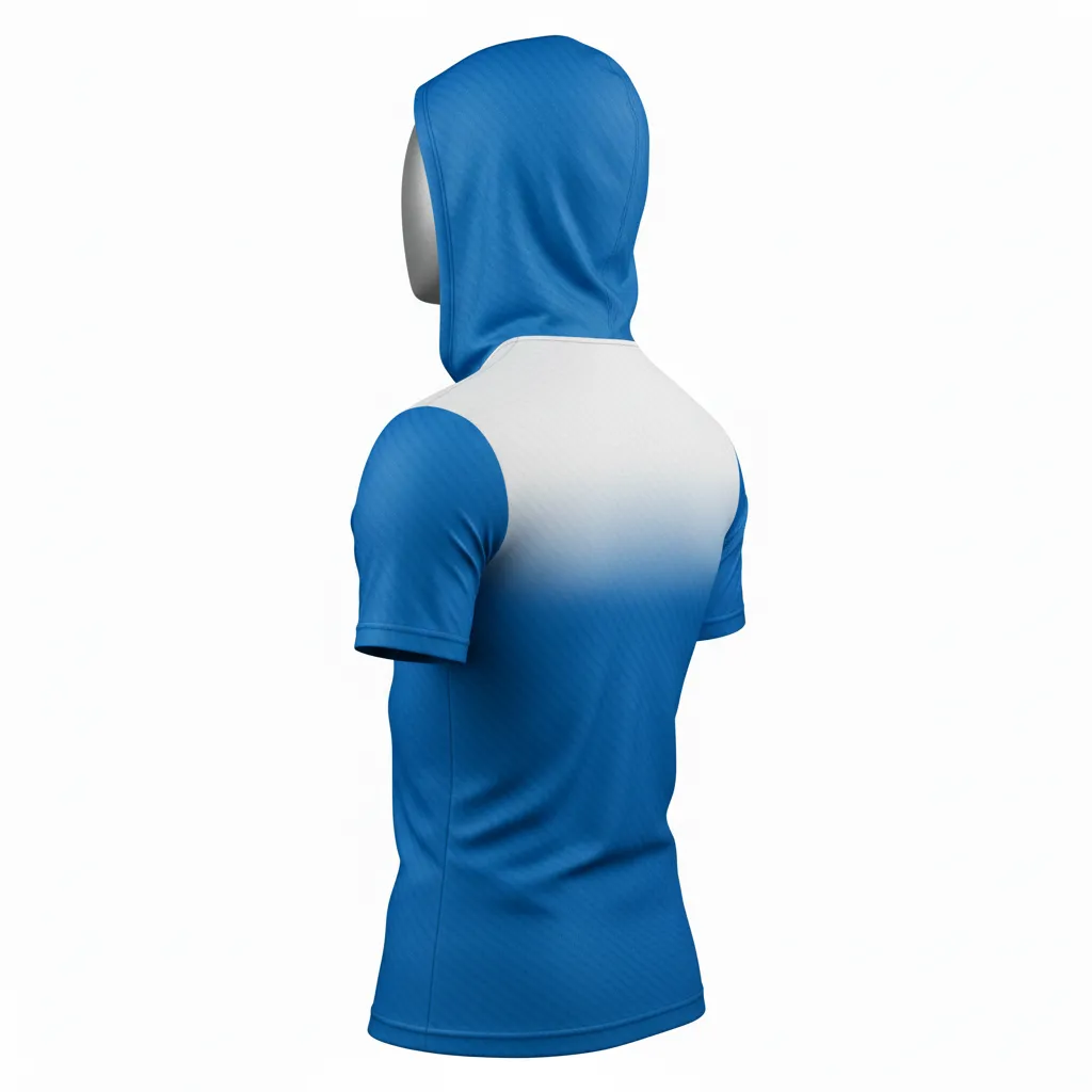 Custom Flag Football Hooded Jerseys - Back View - KINEXA