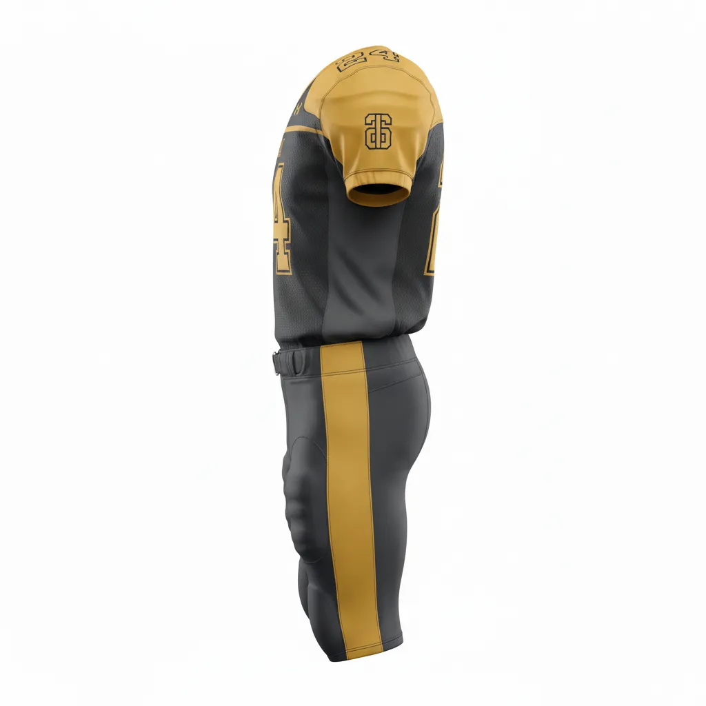 Custom Alternate Football Uniforms - Side View - KINEXA