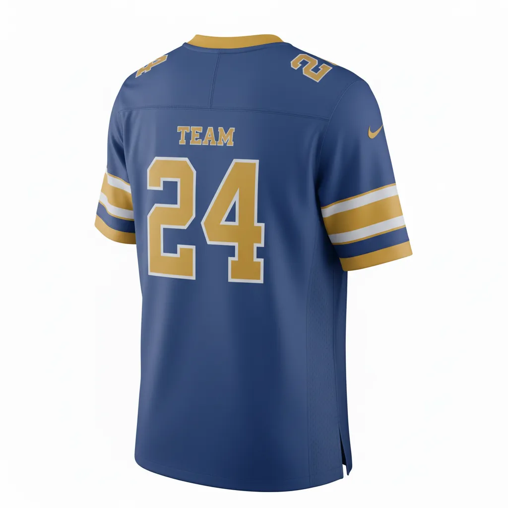 Custom Football Fan Jerseys - Back View - KINEXA