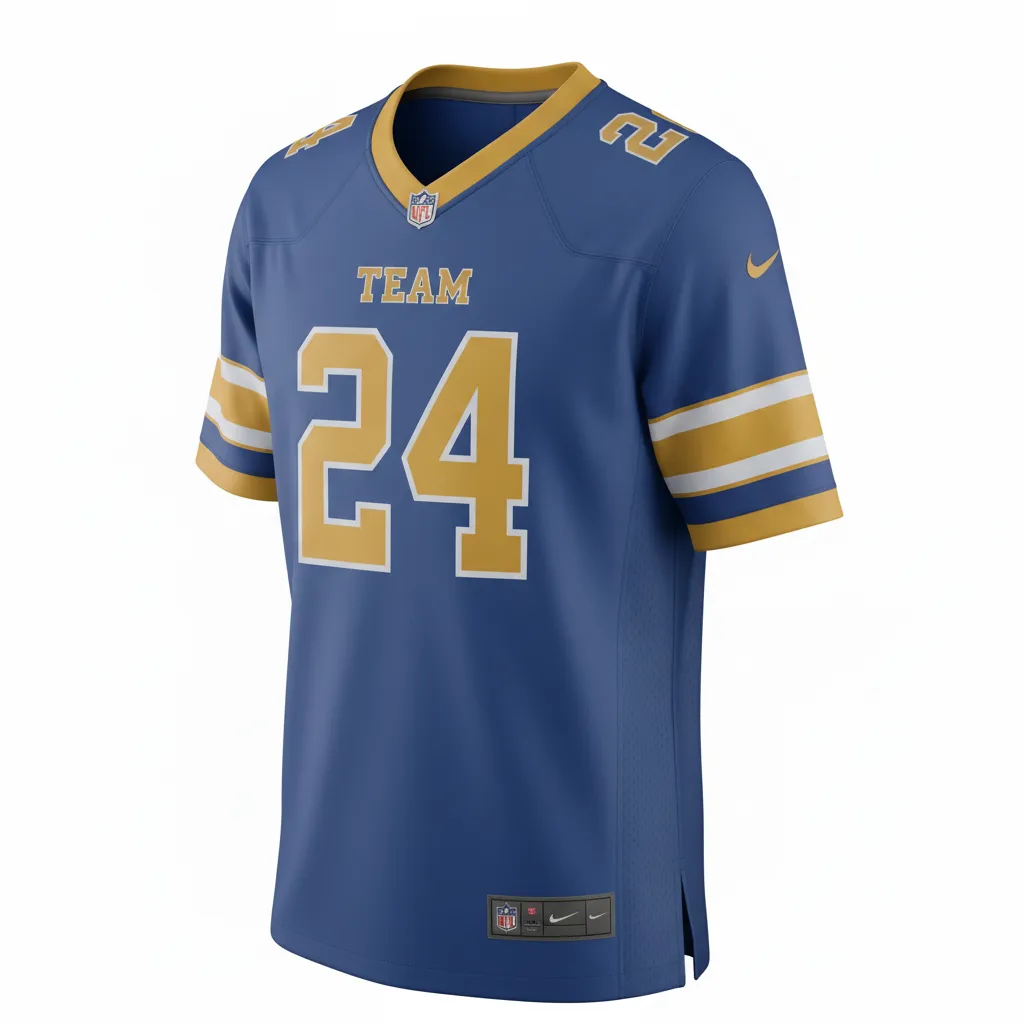 Custom Football Fan Jerseys - Side View - KINEXA