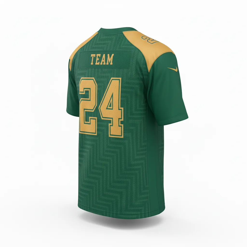 Custom Football Practice Jerseys - Back View - KINEXA