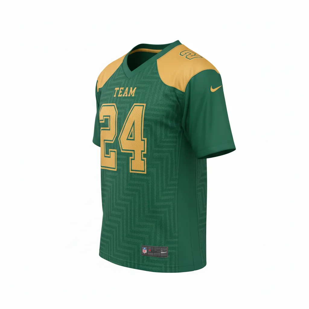 Custom Football Practice Jerseys - Side View - KINEXA
