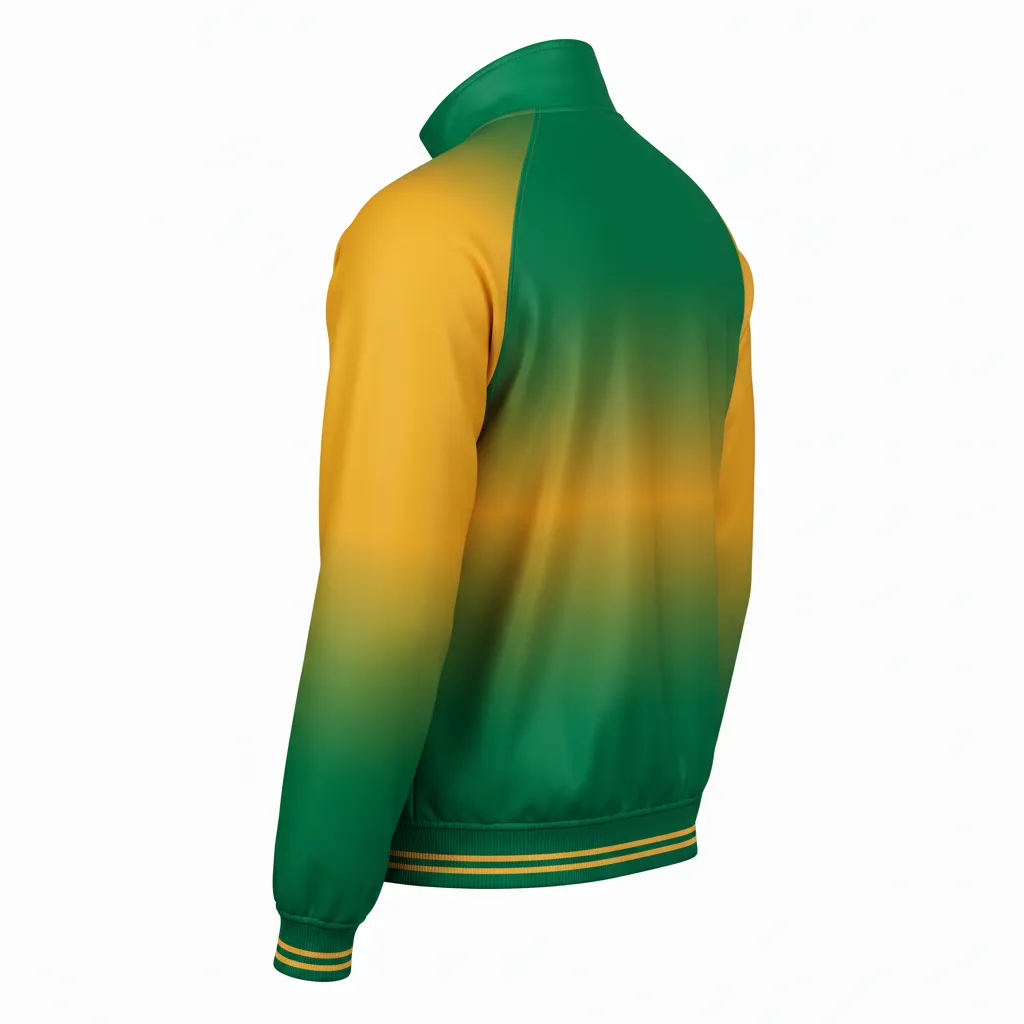 Custom Football Full Zip Hoodies - Back View - KINEXA