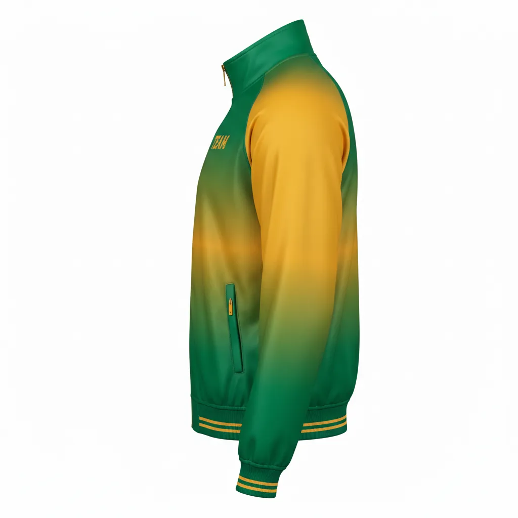 Custom Football Full Zip Hoodies - Side View - KINEXA