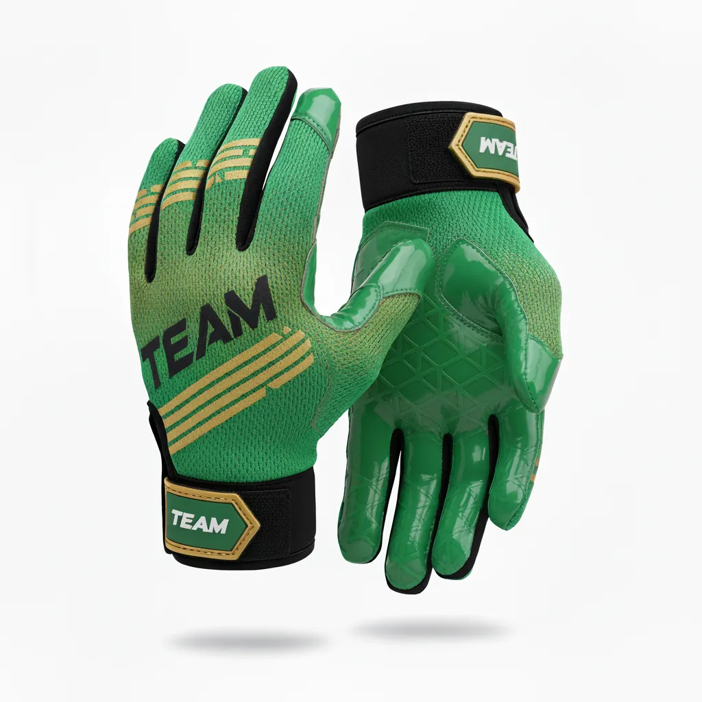 Custom Football Gloves - Back View - KINEXA