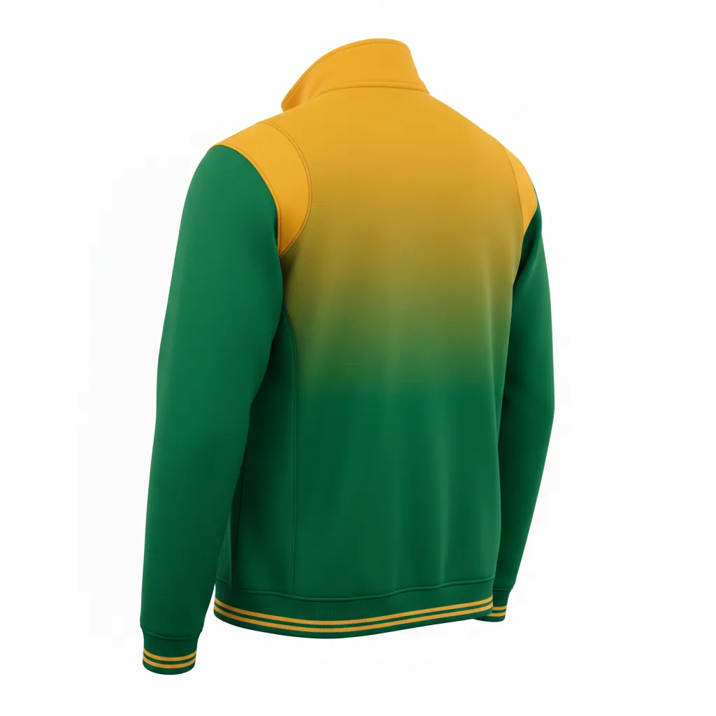 Custom Football Quarter Zip Pullovers - Back View - KINEXA