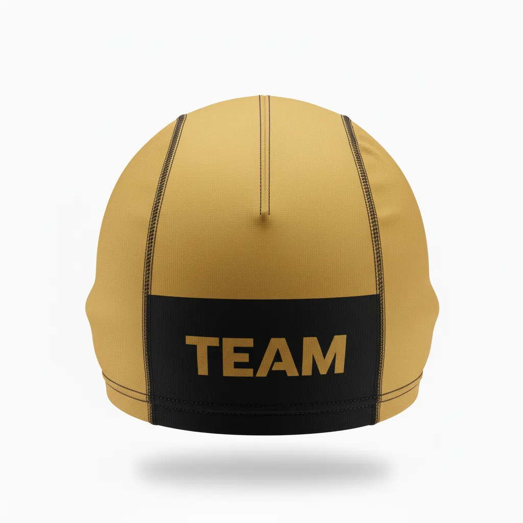 Custom Football Skull Caps - Back View - KINEXA