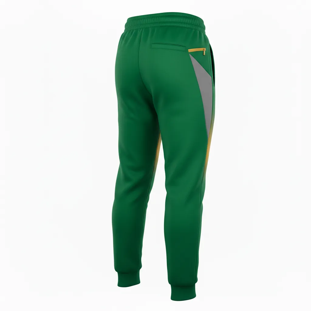 Custom Football Sweatpants - Back View - KINEXA