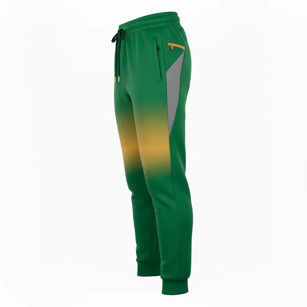 Custom Football Sweatpants - Side View - KINEXA