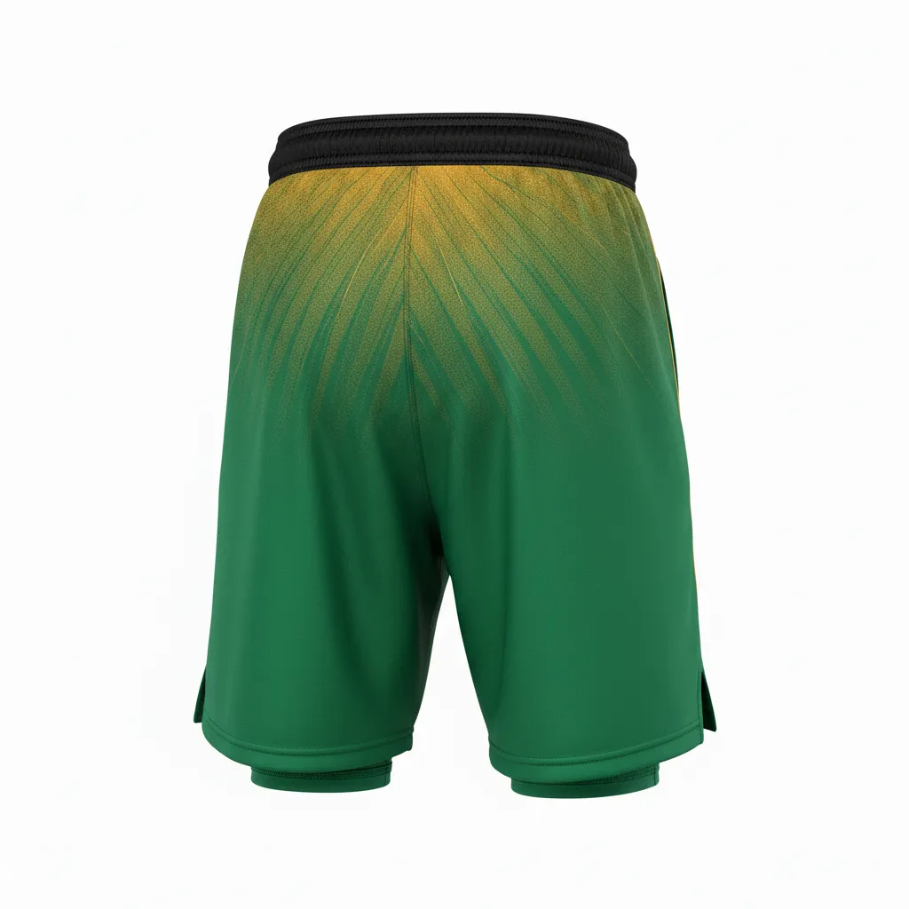 Custom Football Training Shorts - Back View - KINEXA