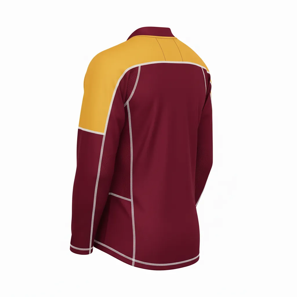 Custom Ice Hockey Compression Base Layers - Back View - KINEXA
