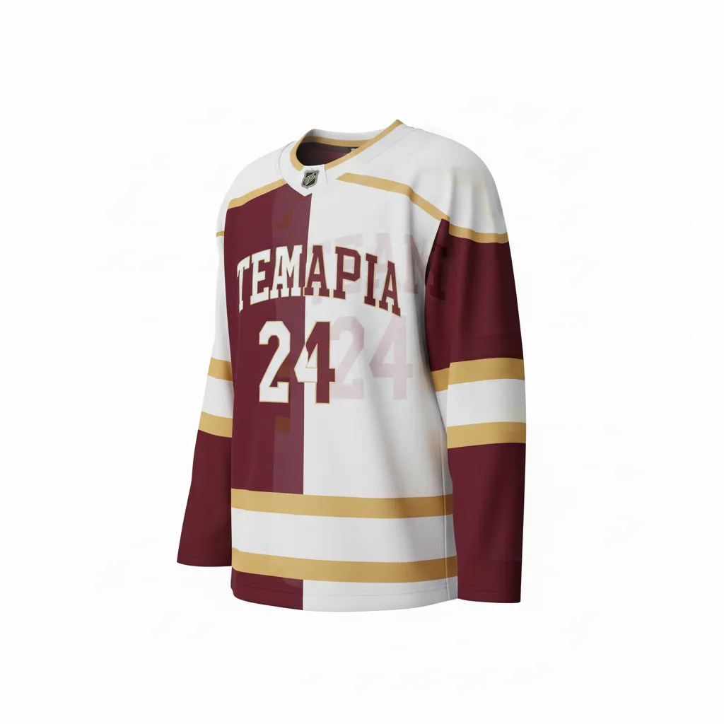 Custom Ice Hockey Reversible Jerseys - Back View - KINEXA