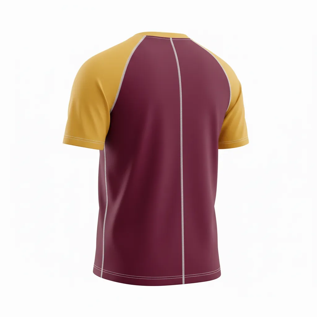 Custom Ice Hockey Short Sleeve T-Shirts - Back View - KINEXA