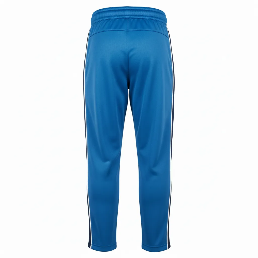 Custom Ice Hockey Track Pant - Navy, White - Trackpant Columbia - Back View - Kinexa Sportswear