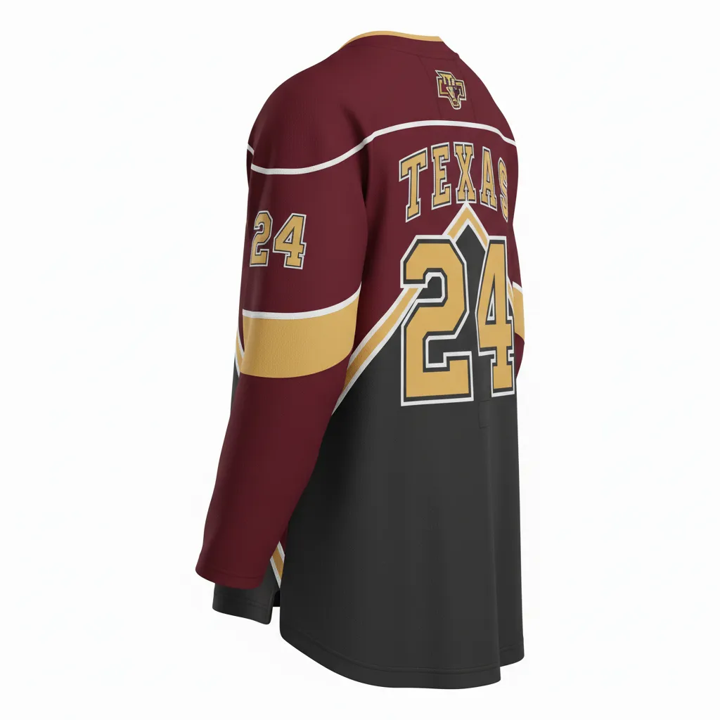 Custom Ice Hockey Two Tone Jerseys - Back View - KINEXA