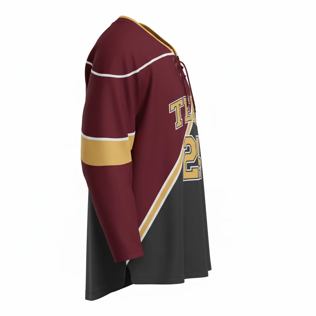 Custom Ice Hockey Two Tone Jerseys - Side View - KINEXA
