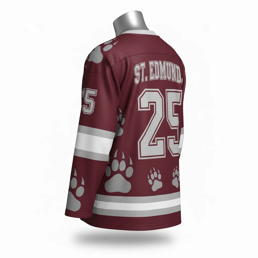 Custom Lacrosse Full Sleeve Jerseys - Back View - KINEXA