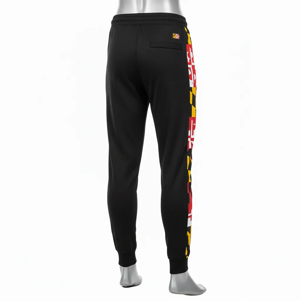 Custom Lacrosse Jogger Pants - Back View - KINEXA
