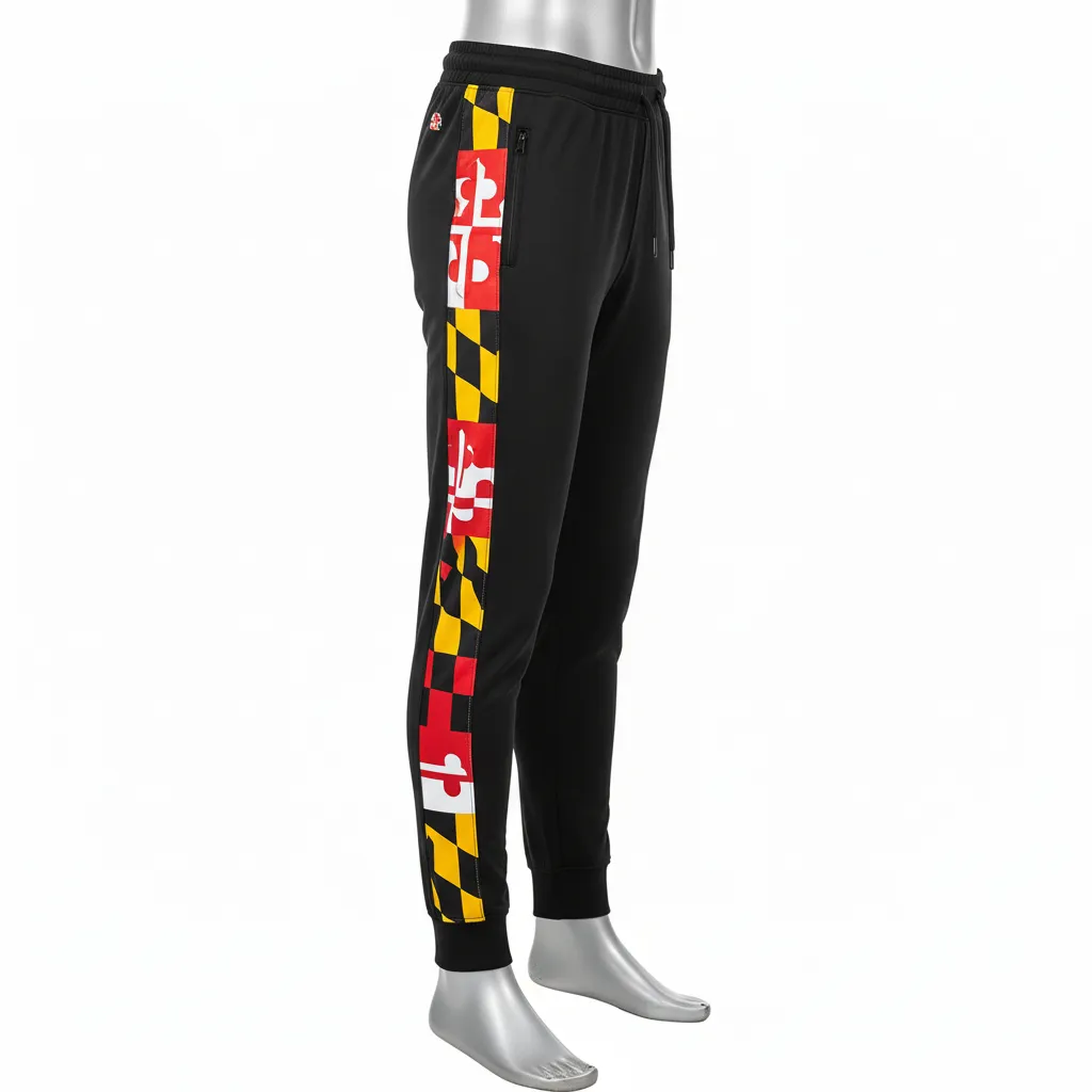 Custom Lacrosse Jogger Pants - Side View - KINEXA