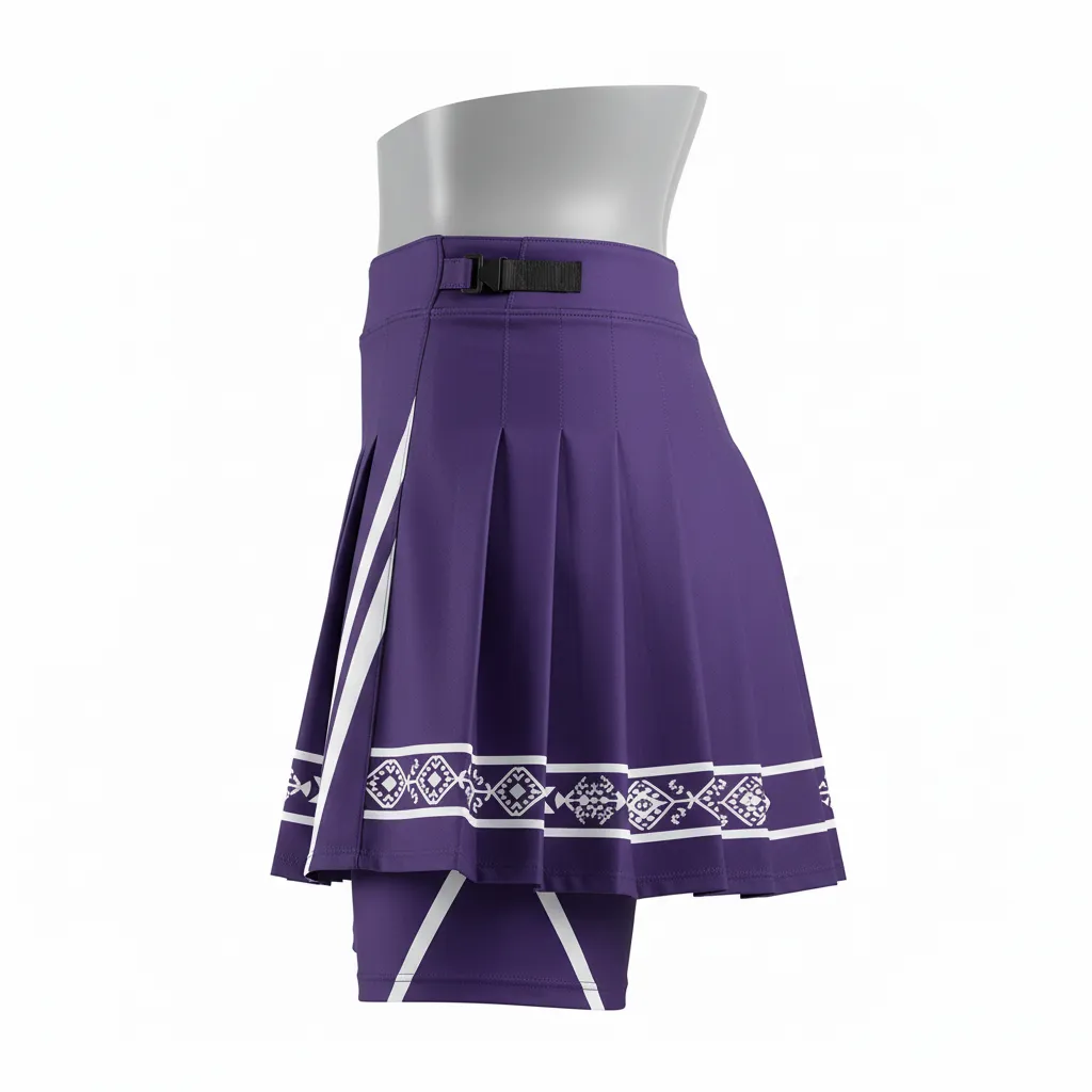 Custom Lacrosse Kilt Skirts - Side View - KINEXA