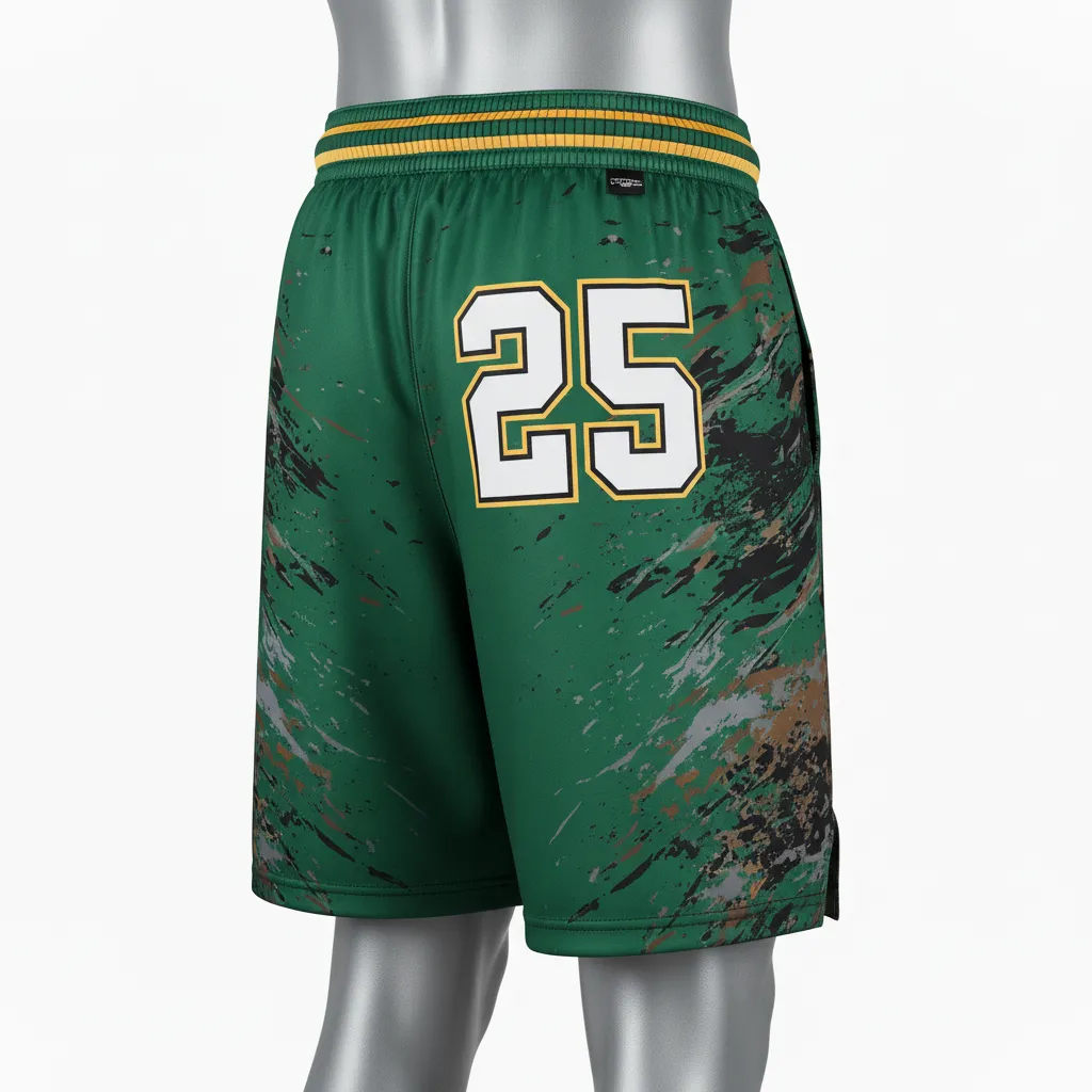 Custom Lacrosse Shorts - Back View - KINEXA