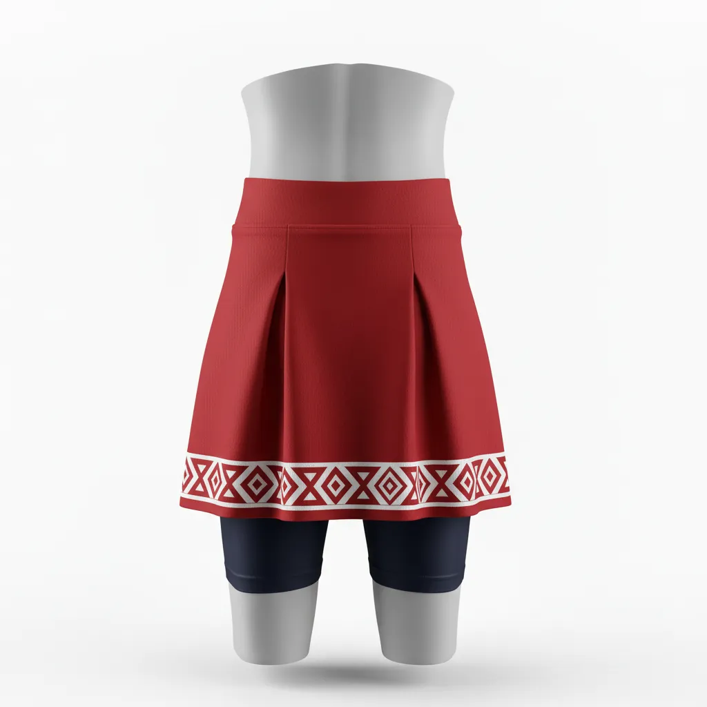 Custom Lacrosse Skorts - Back View - KINEXA
