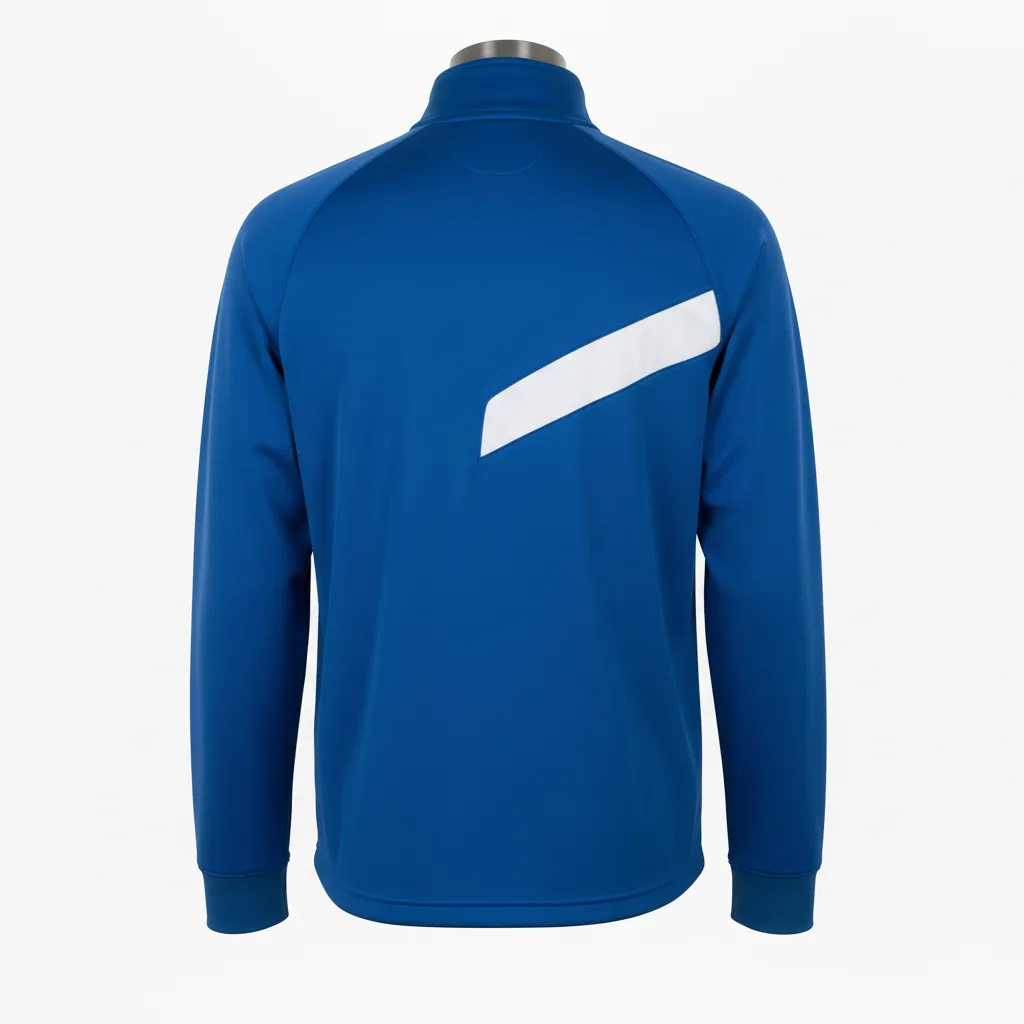 Custom Lacrosse Quarter Zip Pullovers - Back View - KINEXA