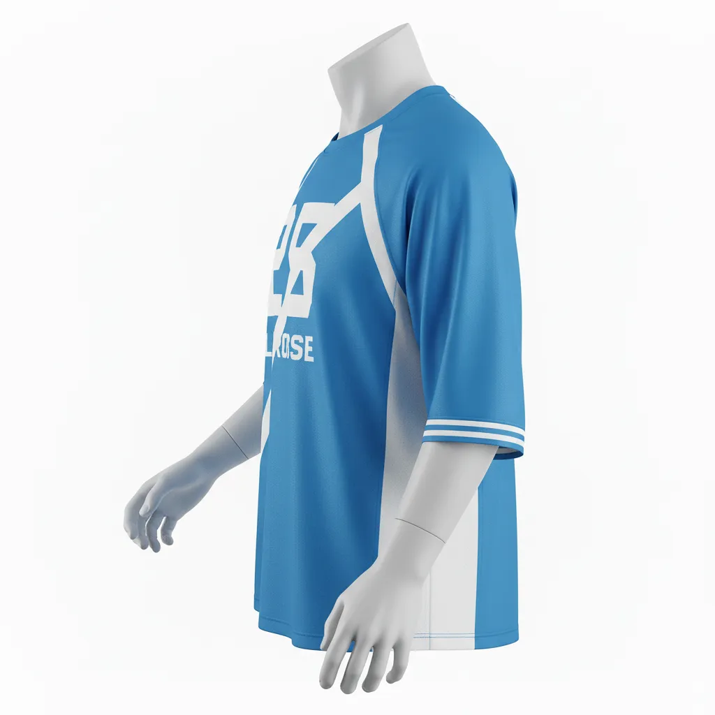 Custom Lacrosse Shooting Shirts - Side View - KINEXA
