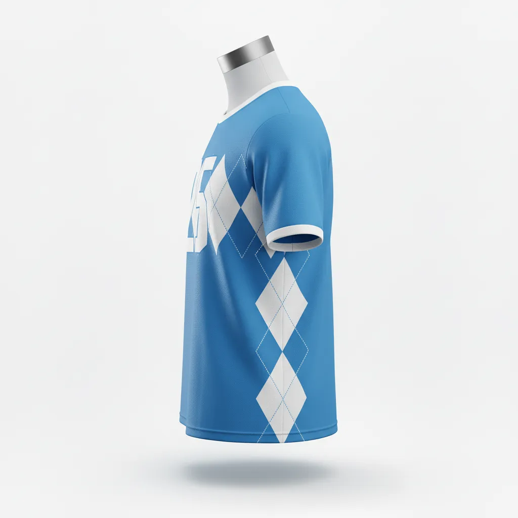 Custom Lacrosse Short Sleeve T-Shirts - Side View - KINEXA