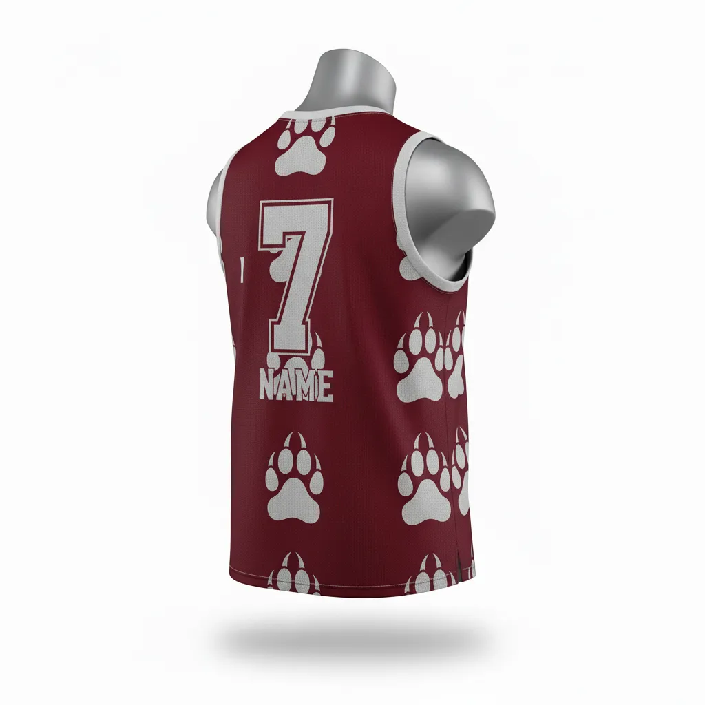 Custom Lacrosse Sleeveless Jerseys - Back View - KINEXA