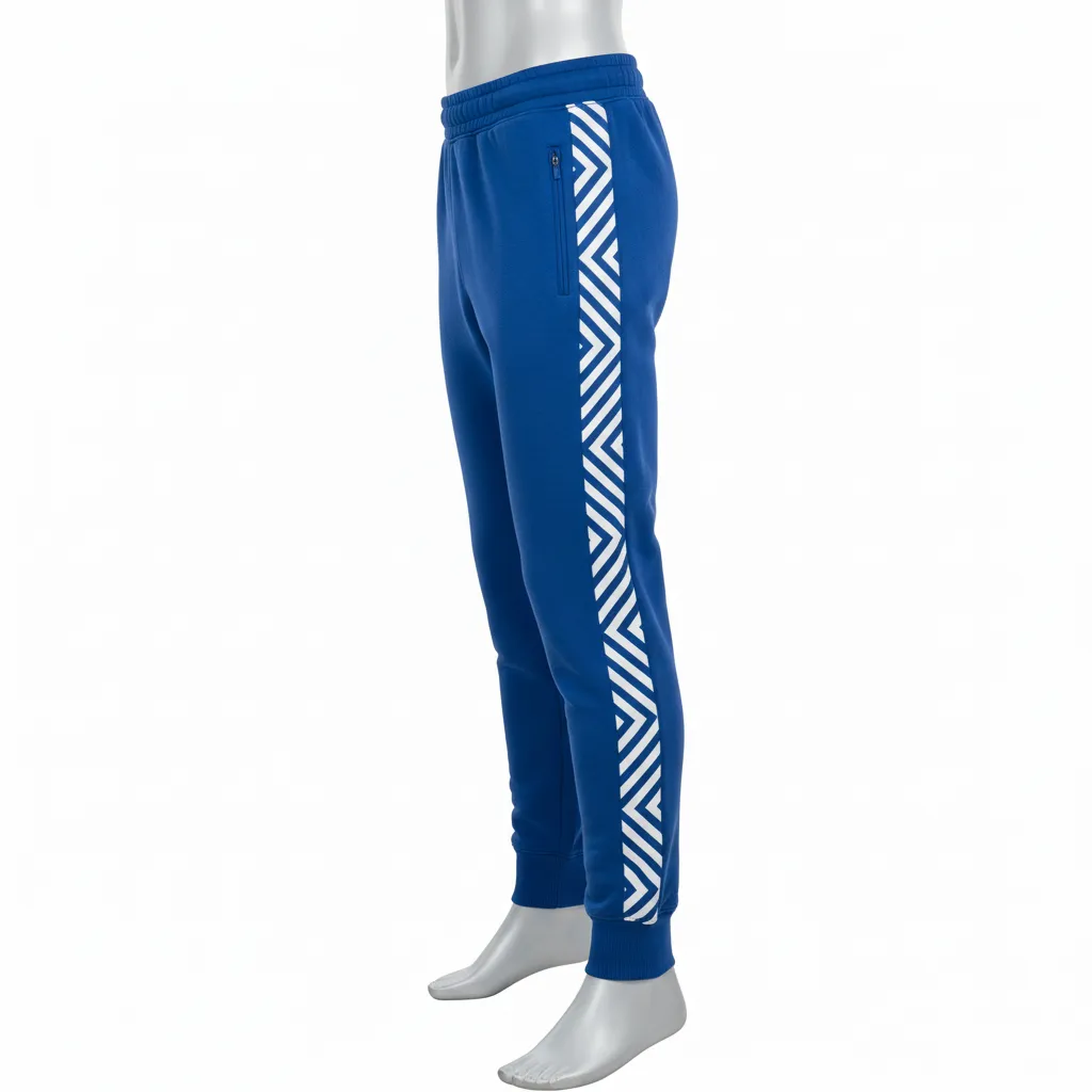 Custom Lacrosse Sweatpants - Side View - KINEXA