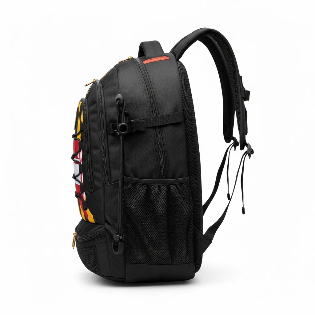 Custom Lacrosse Backpacks - Side View - KINEXA