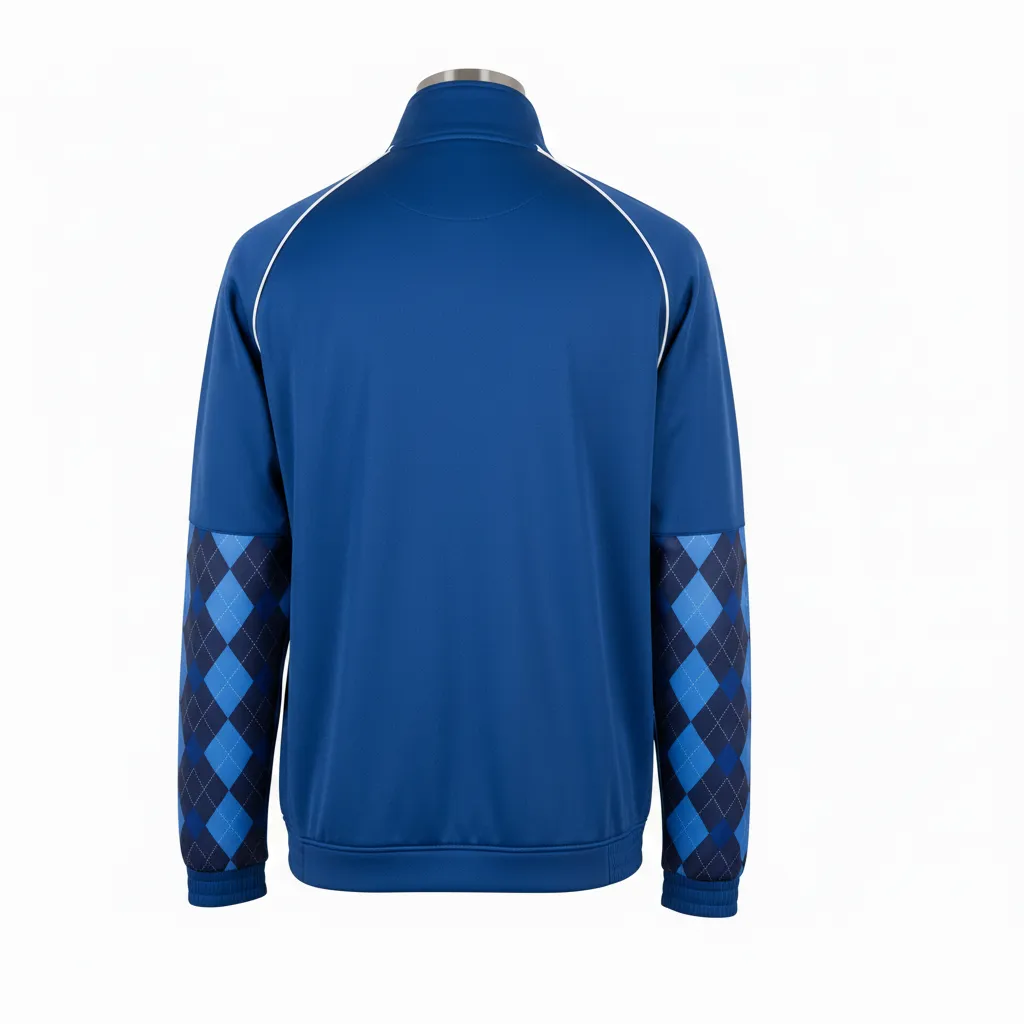 Custom Lacrosse Track Jackets - Back View - KINEXA
