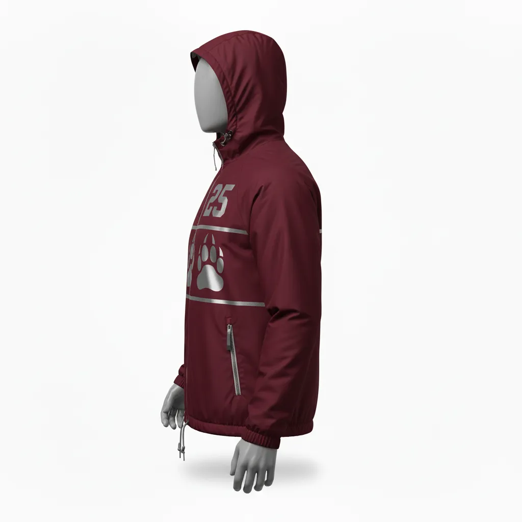 Custom Lacrosse Windbreaker Jackets - Side View - KINEXA