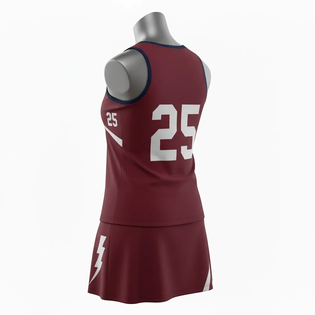 Custom Lacrosse Women Uniforms - Back View - KINEXA