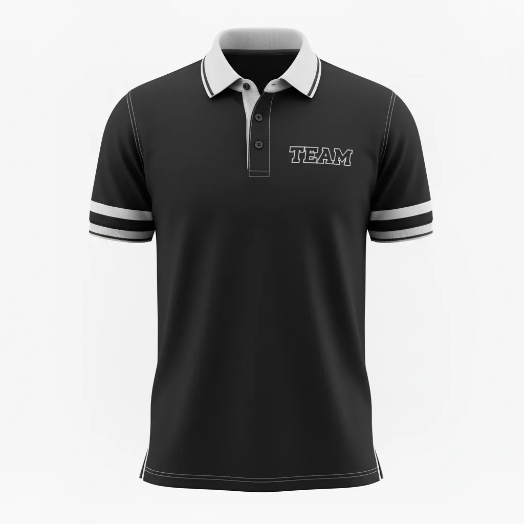 Custom Rugby Polo Shirt - Silver, White - All Blacks - Front View - Kinexa Sportswear