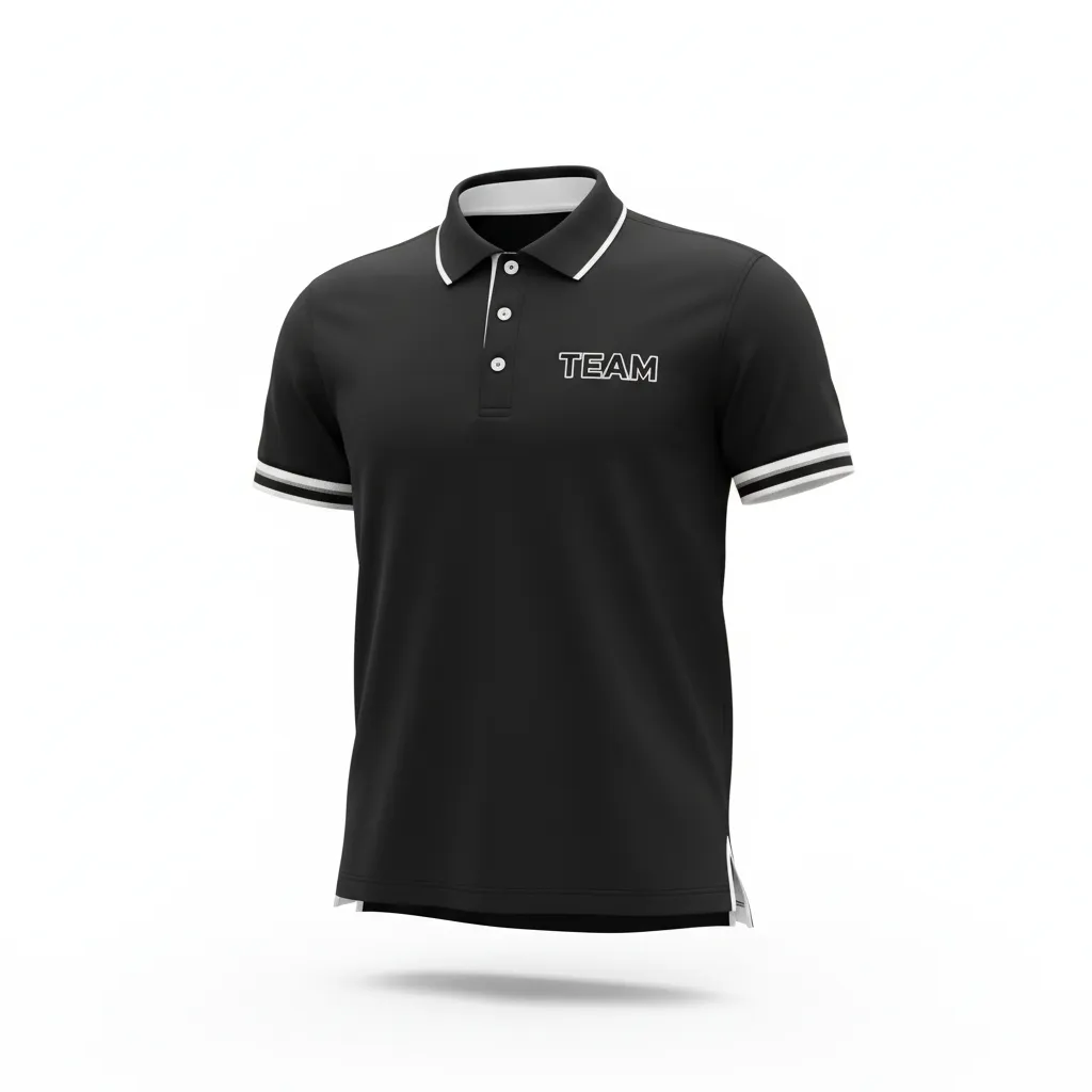 Custom Rugby Polo Shirt - White, Silver - All Blacks - Front View - Kinexa Sportswear
