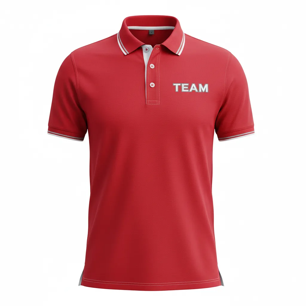 Custom Rugby Polo Shirt - White, Silver - Cardinal - Front View - Kinexa Sportswear