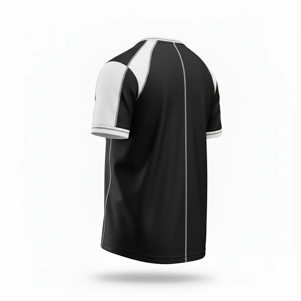 Custom Rugby Practice Jersey - White, Silver - All Blacks - Back View - Kinexa Sportswear